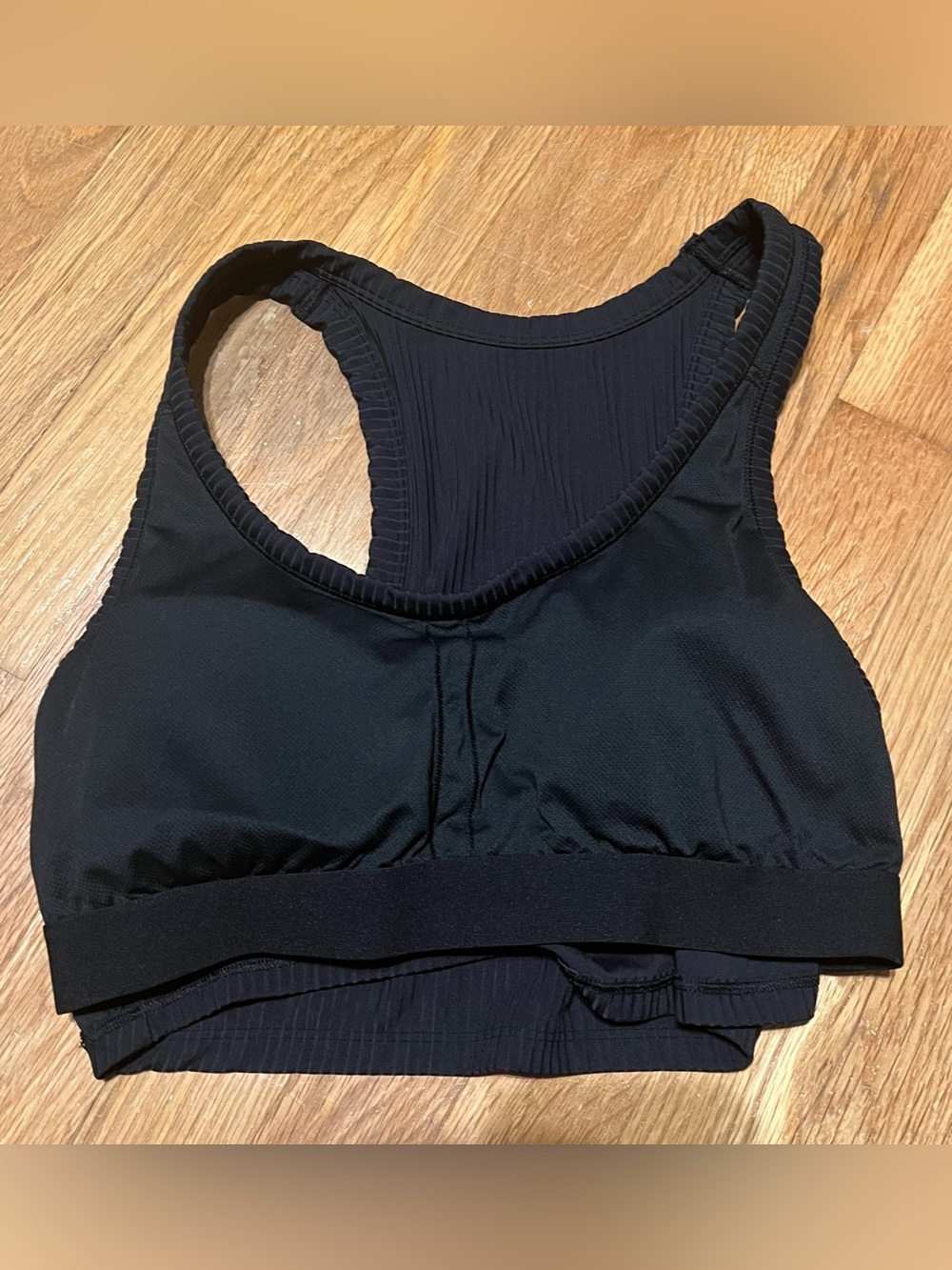 all in motion Black Ribbed Racerback Bra Top (MED) and Shorts (S) Set of (3) - Picture 14 of 16